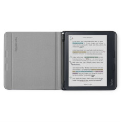 Rakuten Kobo Notebook SleepCover custodia per e-book reader 17,8 cm (7") Custodia a libro con alloggio per Stylus 2 Nera