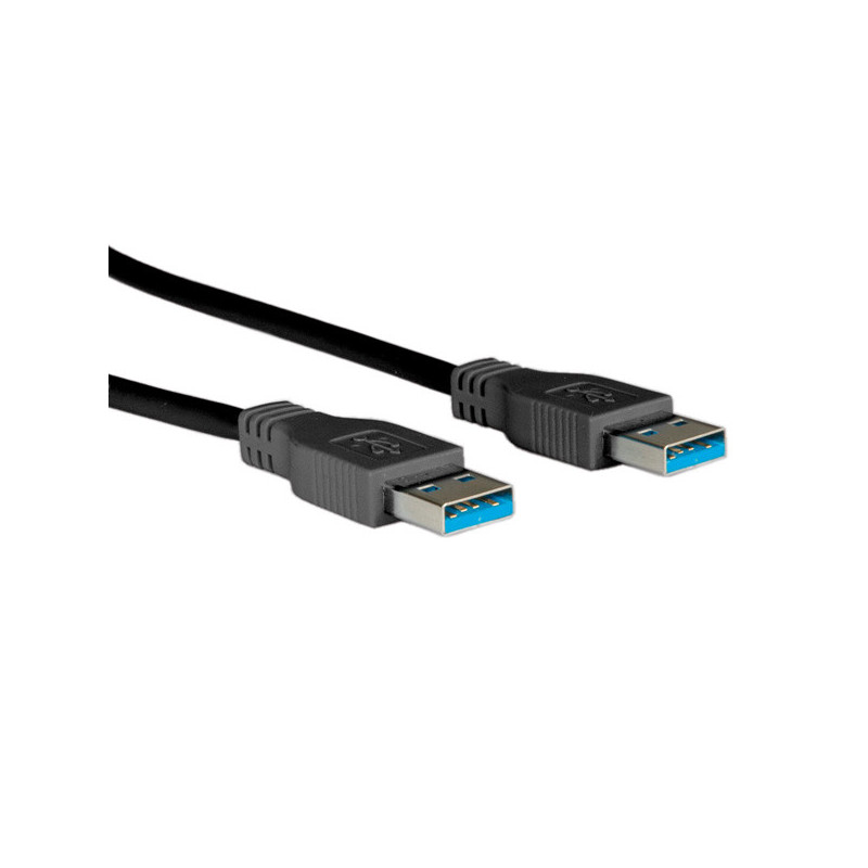 ROLINE 11.02.8970 cavo USB USB 3.2 Gen 1 (3.1 Gen 1) 1,8 m USB A Nero