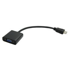VALUE NX080400101 0,15 m HDMI VGA (D-Sub) Nero