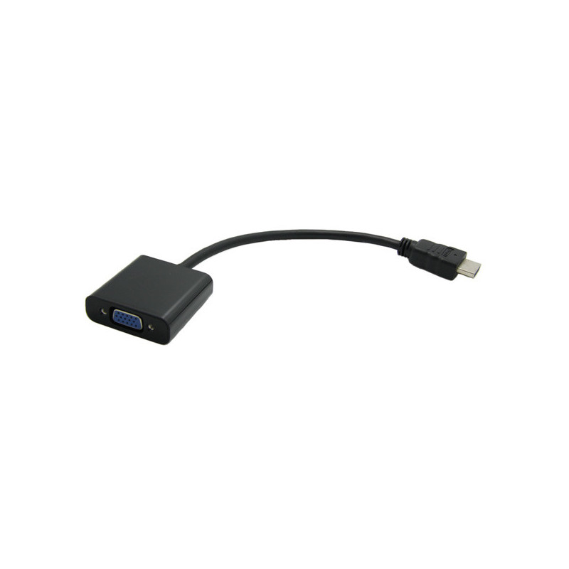 VALUE NX080400101 0,15 m HDMI VGA (D-Sub) Nero VALUE NX080400101 0,15 m HDMI VGA (D-Sub) Nero