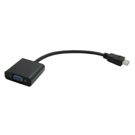 VALUE NX080400101 0,15 m HDMI VGA (D-Sub) Nero