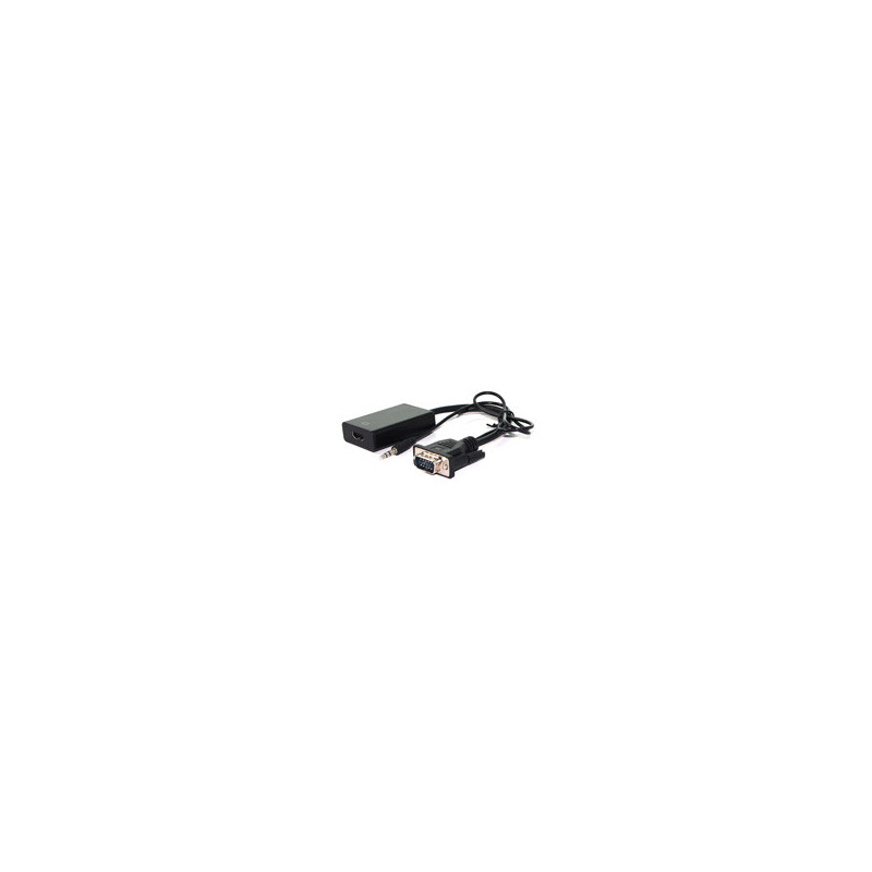 VALUE 12.99.3117 cavo e adattatore video 0,15 m HDMI tipo A (Standard) VGA (D-Sub) + 3.5mm Nero VALUE 12.99.3117 cavo e adattatore video 0,15 m HDMI tipo A (Standard) VGA (D-Sub) + 3.5mm Nero