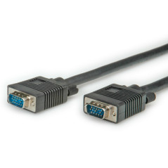 VALUE 11.99.5257 cavo VGA 10 m VGA (D-Sub) Nero