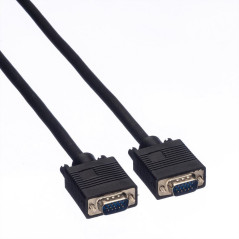 VALUE 11.99.5257 cavo VGA 10 m VGA (D-Sub) Nero