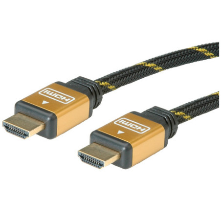 ROLINE 11.04.5510 cavo HDMI 20 m HDMI tipo A (Standard) Nero, Oro