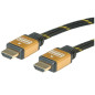 ROLINE 11.04.5510 cavo HDMI 20 m HDMI tipo A (Standard) Nero, Oro