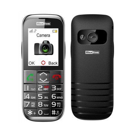 MaxCom MM720 5,59 cm (2.2") 83 g Nero Telefono di livello base