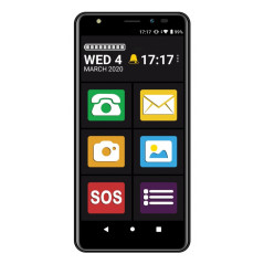 MaxCom MS554 smartphone 14 cm (5.5") Doppia SIM Android 11 Go edition 4G 2 GB 32 GB 2500 mAh Nero