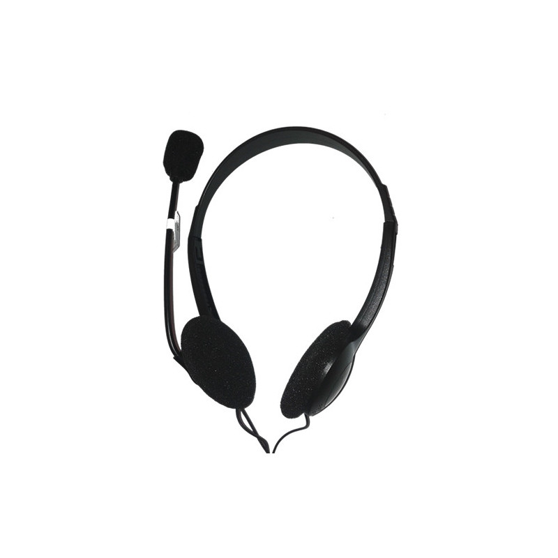 ENCORE EN-HTM-03-USB cuffia e auricolare Cablato A Padiglione Ufficio Nero