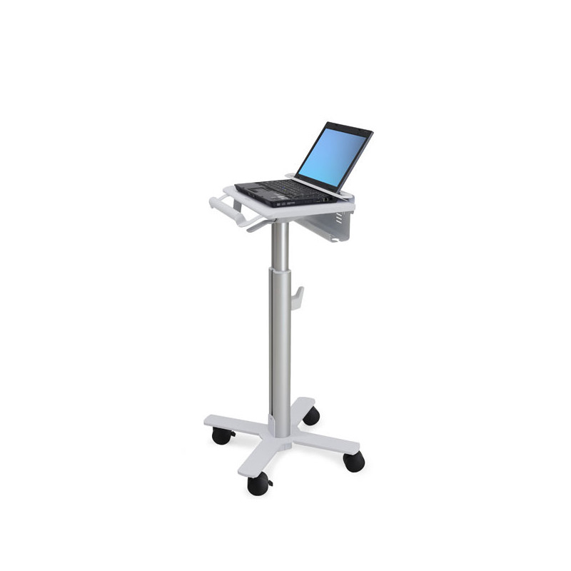 Ergotron StyleView Laptop Cart, SV10 Alluminio, Bianco Computer portatile Carrello multimediale
