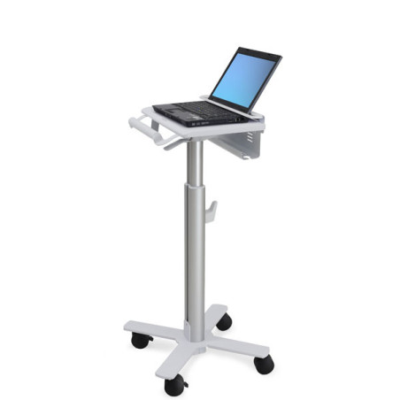 Ergotron StyleView Laptop Cart, SV10 Alluminio, Bianco Computer portatile Carrello multimediale