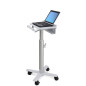 Ergotron StyleView Laptop Cart, SV10 Alluminio, Bianco Computer portatile Carrello multimediale