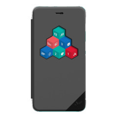 Wiko WiCUBE custodia per cellulare Custodia a libro Grigio