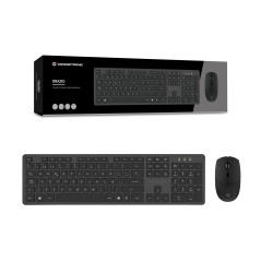 Conceptronic ORAZIO01ES tastiera Mouse incluso Ufficio RF Wireless QWERTY Spagnolo Nero