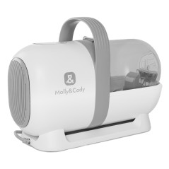 Petoneer LM7 set per la toelettatura degli animali domestici Gatto Cane Aspirapolvere + Tagliacapelli