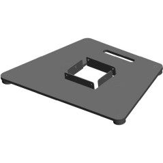 Elo Touch Solutions E797162 Supporto per display espositivi 55,9 cm (22") Nero, Argento