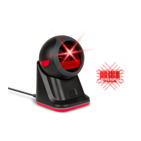 Hamlet HBCS1D360 lettore di codici a barre Lettore di codici a barre fisso 1D Laser Nero