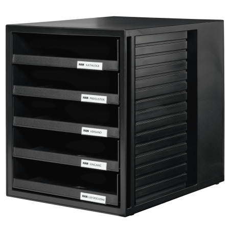 HAN Schrank-Set Polistirolo Nero