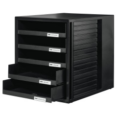 HAN Schrank-Set Polistirolo Nero