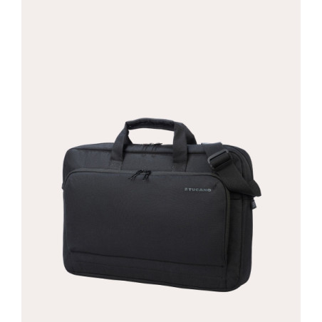Tucano BORSA NB 17 Plastica riciclata Nero, Blu Bambino/Bambina Borsa shopper