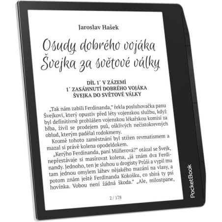 PocketBook 700 Era Silver lettore e-book Touch screen 16 GB Nero, Argento