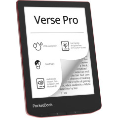 PocketBook Verse Pro lettore e-book Touch screen 16 GB Wi-Fi Nero, Rosso