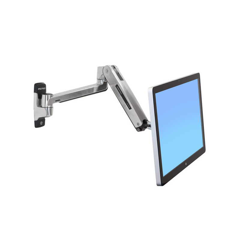 Ergotron LX HD Sit-Stand 116,8 cm (46") Parete Argento