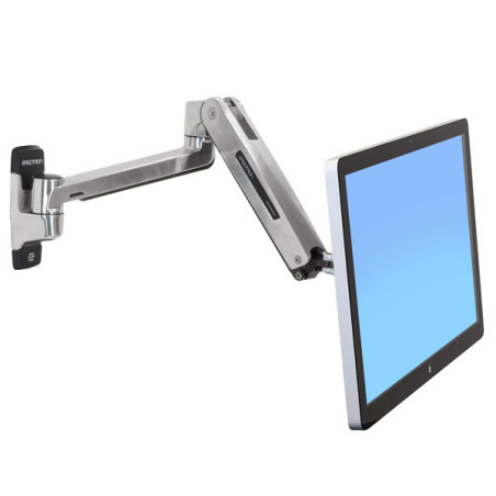Ergotron LX HD Sit-Stand 116,8 cm (46") Parete Argento