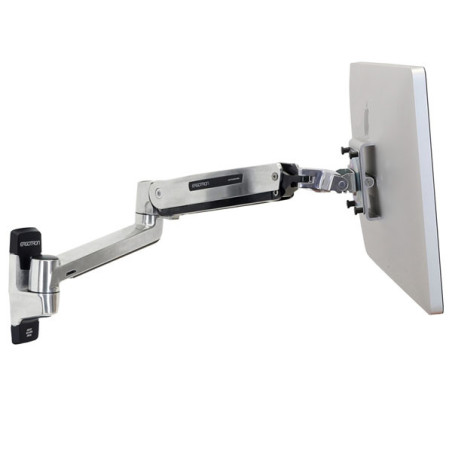 Ergotron LX HD Sit-Stand 116,8 cm (46") Parete Argento