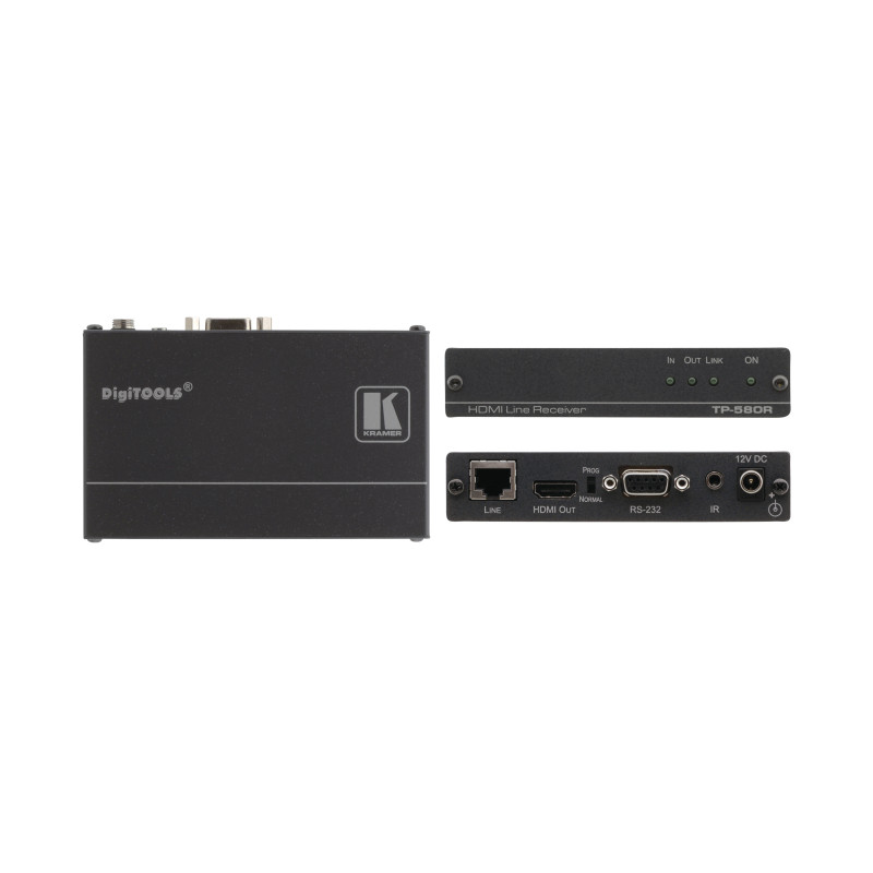 Kramer Electronics TP-580R Ricevitore AV Nero