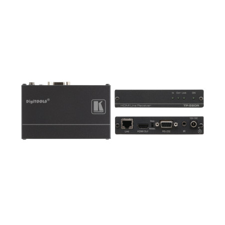 Kramer Electronics TP-580R Ricevitore AV Nero