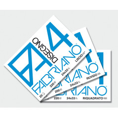 Fabriano Blocco FA 4 20 Fogli 24x33 cm riquadrato