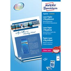 Avery 1298Z carta inkjet A4 (210x297 mm) Lucida 200 fogli Bianco