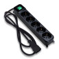 Tecnoware FMP5IECIG prolunghe e multiple 1,5 m 5 presa(e) AC Interno Nero Tecnoware FMP5IECIG prolunghe e multiple 1,5 m 5 presa(e) AC Interno Nero