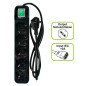 Tecnoware FMP5IECIG prolunghe e multiple 1,5 m 5 presa(e) AC Interno Nero Tecnoware FMP5IECIG prolunghe e multiple 1,5 m 5 presa(e) AC Interno Nero