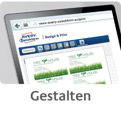 Avery C32011-25 etichetta non adesiva 250 pz Bianco Rettangolo