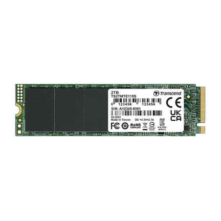 Transcend PCIe SSD 115S 1 TB M.2 PCI Express 3.0 NVMe 3D NAND