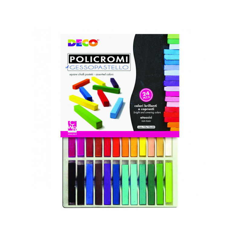 CWR MY/MCP24 gesso per lavagna Colori assortiti 24 pz CWR MY/MCP24 gesso per lavagna Colori assortiti 24 pz