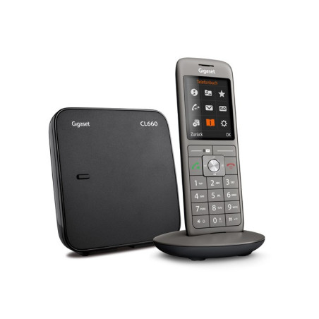 Gigaset CL660 Telefono analogico DECT Identificatore di chiamata Antracite