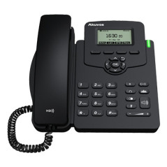 Akuvox SP-R50P telefono IP Nero 2 linee LCD