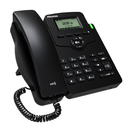 Akuvox SP-R50P telefono IP Nero 2 linee LCD