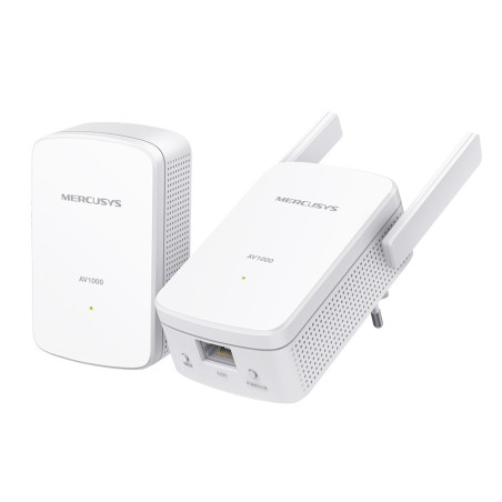 Mercusys MP510 KIT adattatore di rete PowerLine 1000 Mbit s Collegamento ethernet LAN Wi-Fi Bianco 2 pz