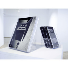 Durable 857819 portariviste Trasparente