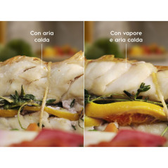 Electrolux Serie 600 LOC3H44TX Forno A vapore SenseCook con SteamCrisp