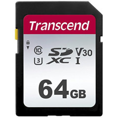 Transcend TS64GSDC300S memoria flash 64 GB SDXC NAND Classe 10