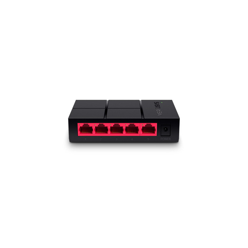 Mercusys MS105G switch di rete Non gestito Gigabit Ethernet (10/100/1000) Nero - 6957939002381