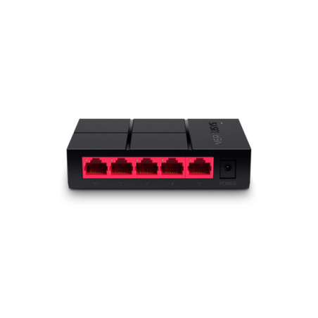 Mercusys MS105G switch di rete Non gestito Gigabit Ethernet (10/100/1000) Nero - 6957939002381
