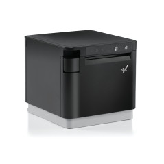 Star Micronics mC-Print3, Thermal, 3in, Cutter, Ethernet (LAN), USB, CloudPRNT, Black, EU & UK, PS60C Power Supply included Con
