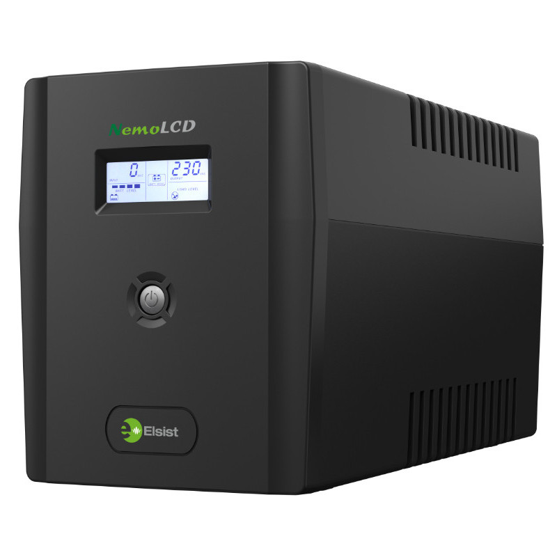 Elsist NemoLCD 120 gruppo di continuità (UPS) A linea interattiva 1,2 kVA 480 W 2 presa(e) AC