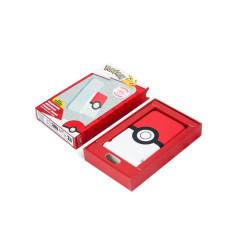 OTL Technologies Pokemon Pokeball 5000 mAh Rosso, Bianco